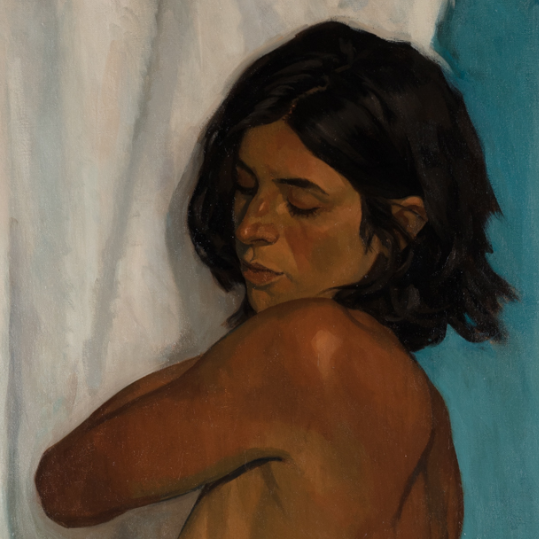 Three figure studies   right panel (detail)
