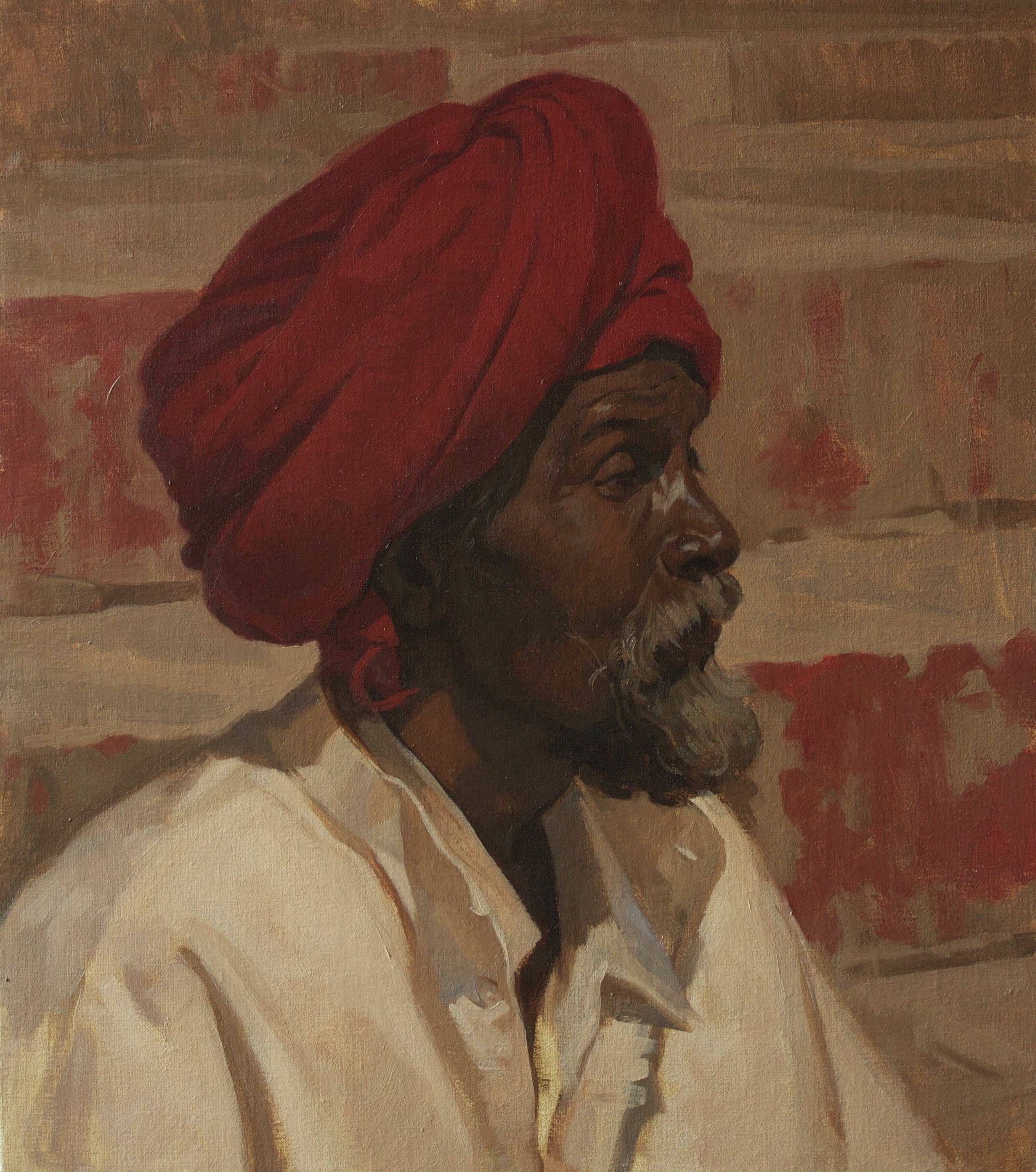 Red turban